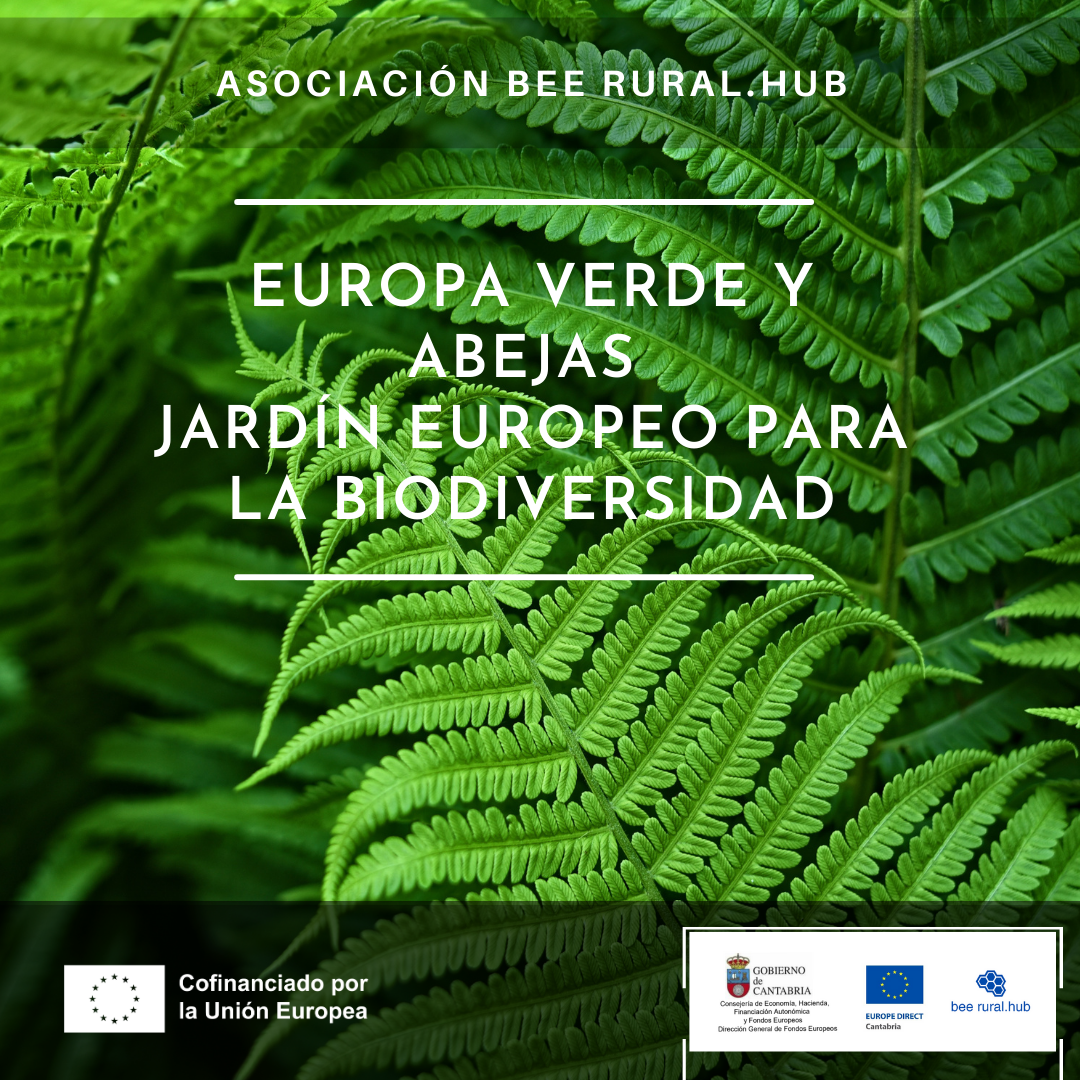 Europa verde y abejas — jardín europeo para la biodiversidad