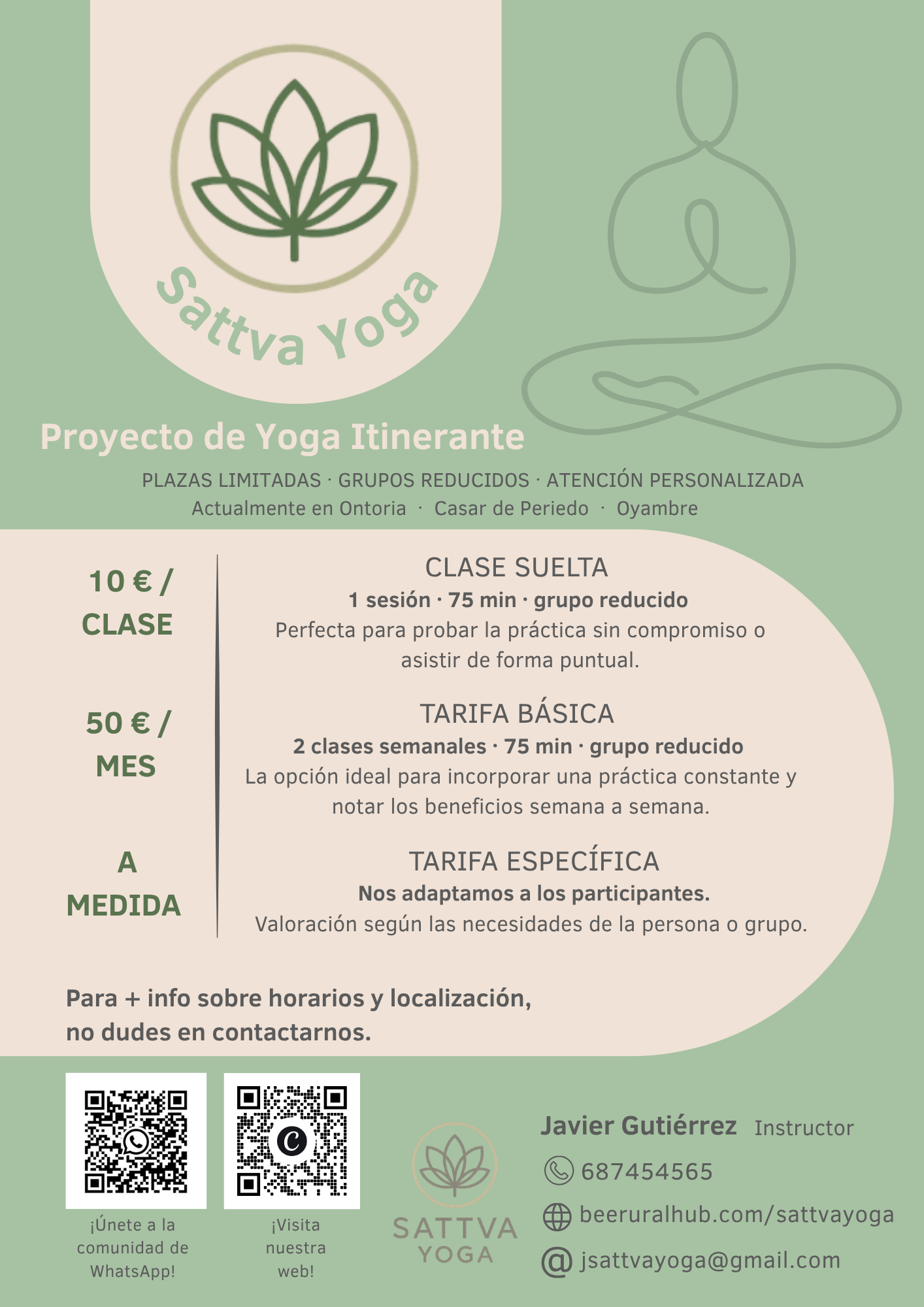 Póster Sattva Yoga A4